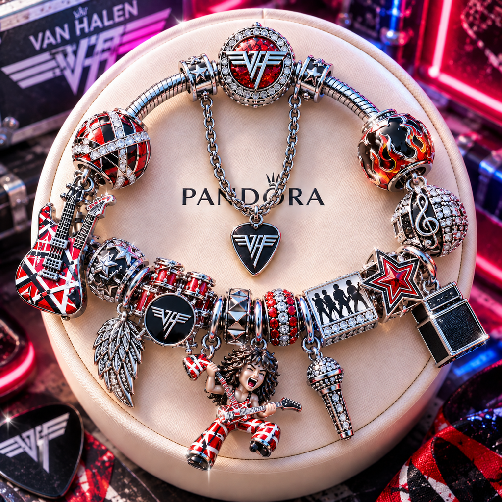 VHL Silver Charm Bracelet Set NTTB