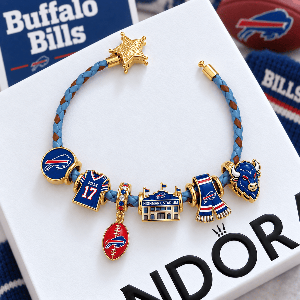 BFBL Braided Leather Charm Bracelet Set VTH