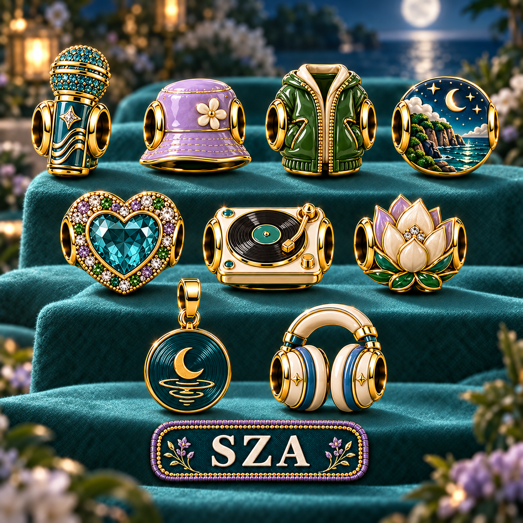 SZA Gold Charm Set PNPA